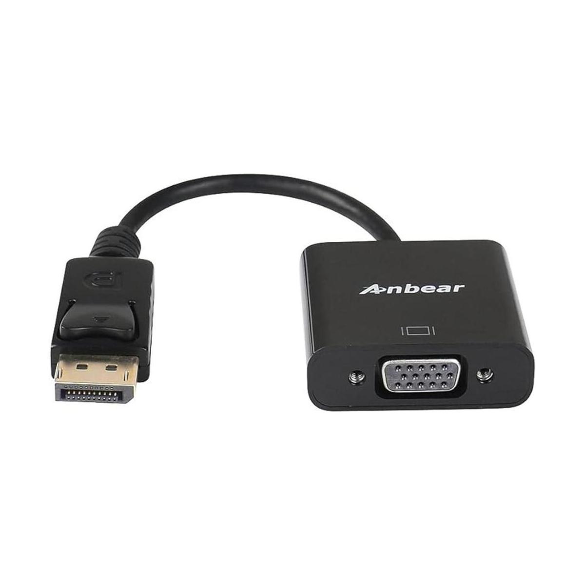 Puerto de pantalla a VGA convertidor Anbear Displayport a