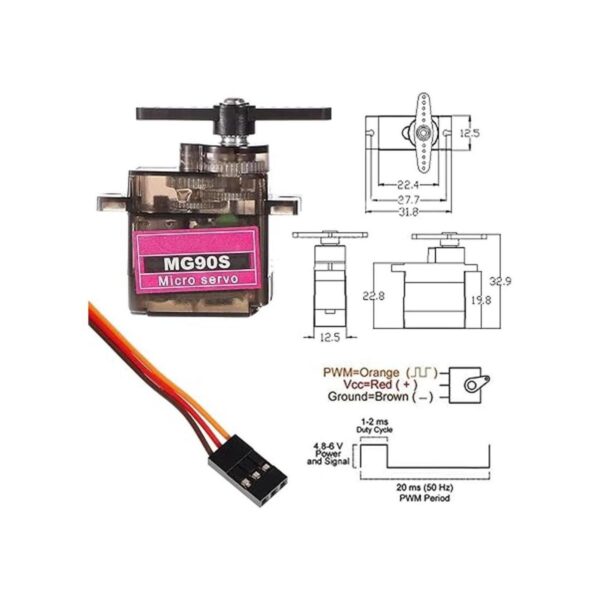 Servos RC para aviones 2 piezas micro servo digital