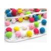Dandan DIY Cinta colorida de 0.591 in con pompones y_2