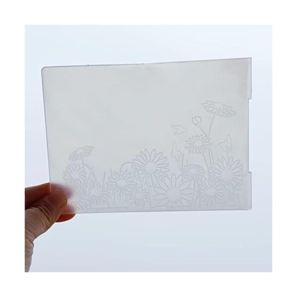 AZSG Carpetas de plástico con estampado de flores para