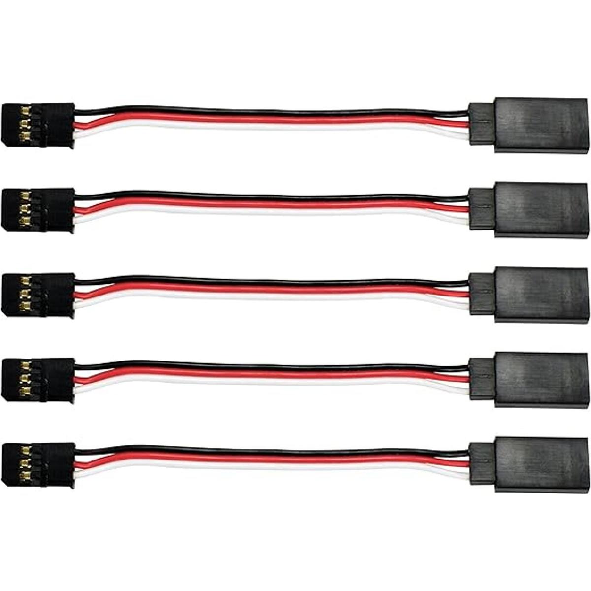 Apex RC Products Extensión servo estilo Futaba de 2.953