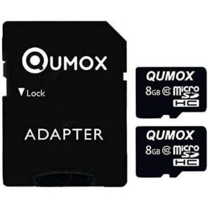 QUMOX Tarjeta de memoria flash 2 unidades 8 GB Micro_1