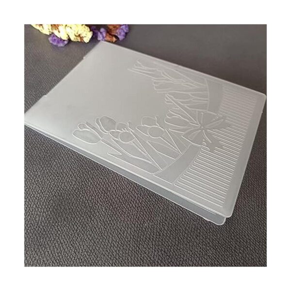 AZSG Carpetas de plástico con estampado de flores para