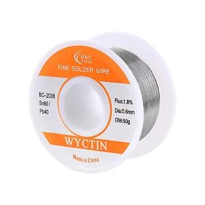 WYCTIN 60 40 alambre de estaño y plomo con núcleo de