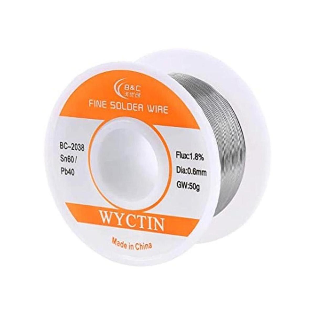 WYCTIN 60 40 alambre de estaño y plomo con núcleo de