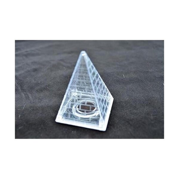 Balancín triangular transparente con 3 pájaros. 3 piezas.