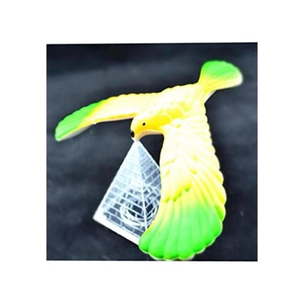 Balancín triangular transparente con 3 pájaros. 3 piezas.