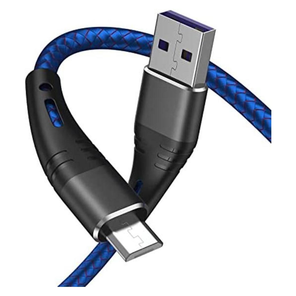 Cable micro USB 3ft Android cargador de teléfono 2Pack