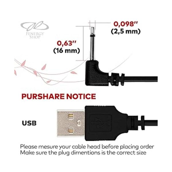 Cable de carga CC de repuesto Cable de carga USB 0.098_2