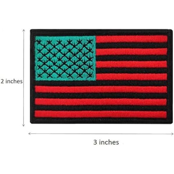 Parche bordado para planchar con la bandera de frica_2