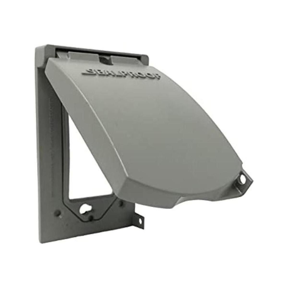 Sealproof 1Gang Cubierta de salida plana de metal