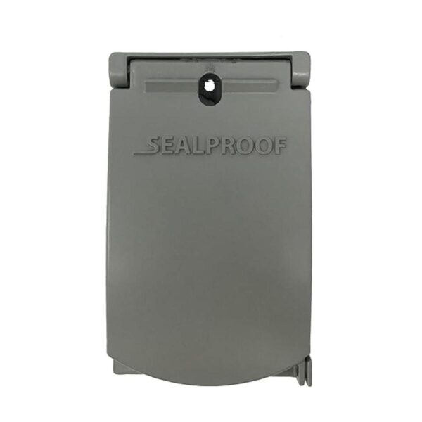 Sealproof 1Gang Cubierta de salida plana de metal_2