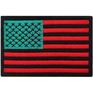 Parche bordado para planchar con la bandera de frica_1