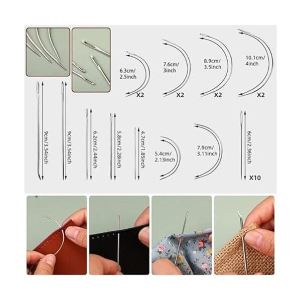 Leather Sewing Kit Upholstery Repair Kit 48pcs Leather_2