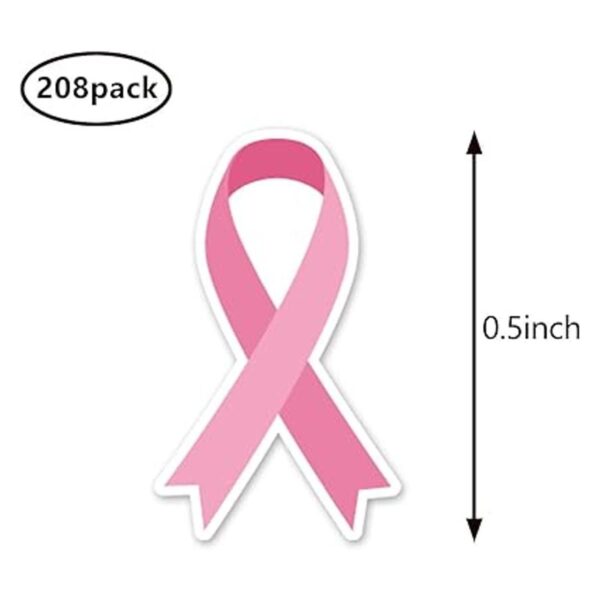 Calcomanías de cáncer de mama cinta de 0.5 pulgadas_2