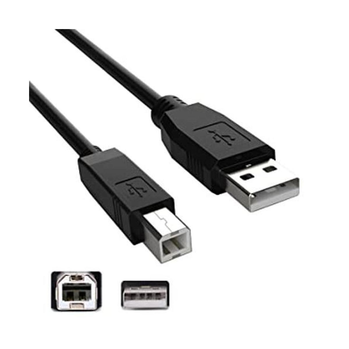 Inovat Cable de repuesto USB A macho a B macho de 11.5 ft