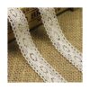 Takemay Cinta de encaje de algodón ribete de encaje beige_1