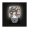 Lámpara de noche LED enchufable con sensor de luz lindo_3