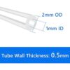 Quickun Tubo de silicona pura; tubo de grado alimentario