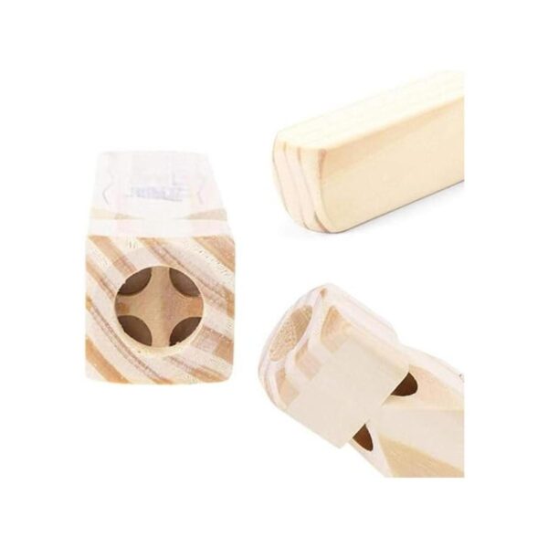 Onwon Silbato de tren de madera maciza 4 tonos silbato_3