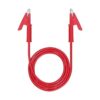 Sumnacon Clips de cocodrilo de doble extremo cable de