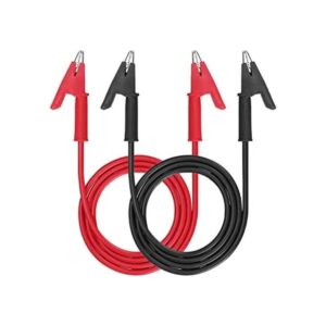 Sumnacon Clips de cocodrilo de doble extremo cable de