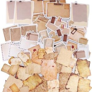 Calcomanías de papel vintage para álbumes de recortes 90