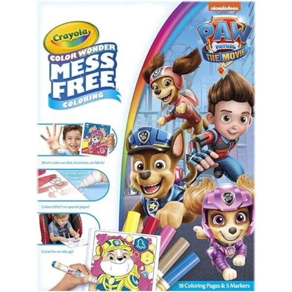 Crayola Paw Patrol Color Wonder Set de páginas y