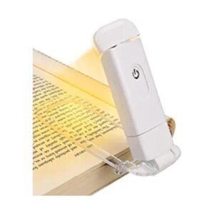 DEWENWILS Luz de lectura de libros ámbar luz recargable