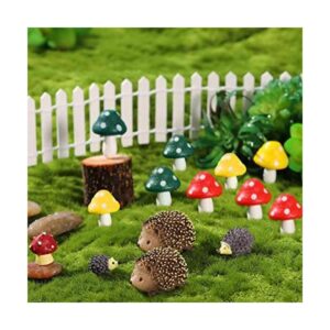 13 piezas de accesorios de jardín de hadas en miniatura de