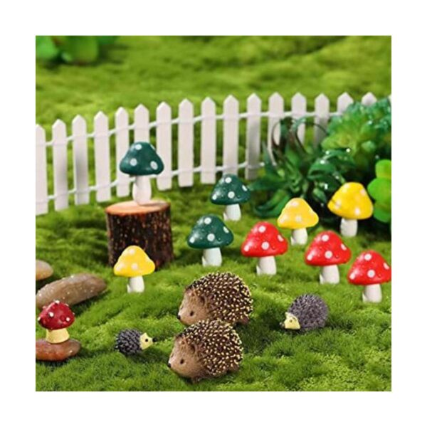 13 piezas de accesorios de jardín de hadas en miniatura de