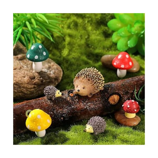13 piezas de accesorios de jardín de hadas en miniatura de