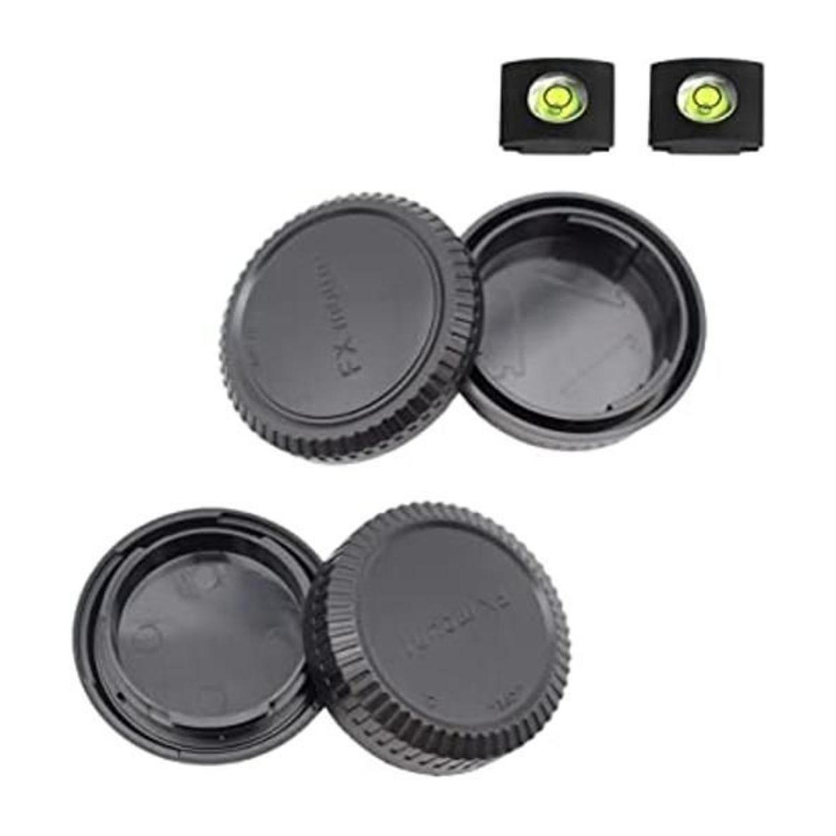 Fuji X Tapa delantera y tapa trasera para objetivo
