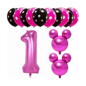 Hongkai Mouse 1st Birthday Girl Decoraciones Niñas Primero_1