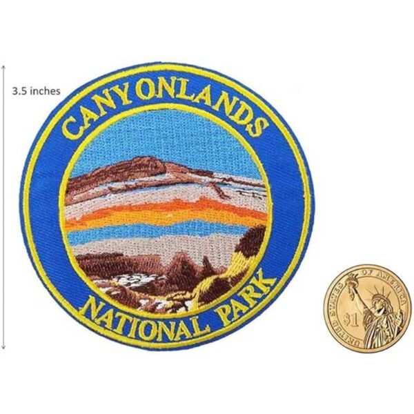 Canyon Canyonlands National Park bordado con plancha sobre_2