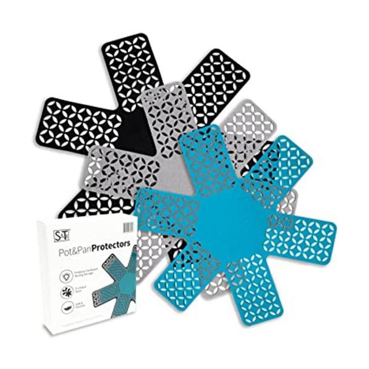 ST INC. Protectores de ollas y sartenes para apilar