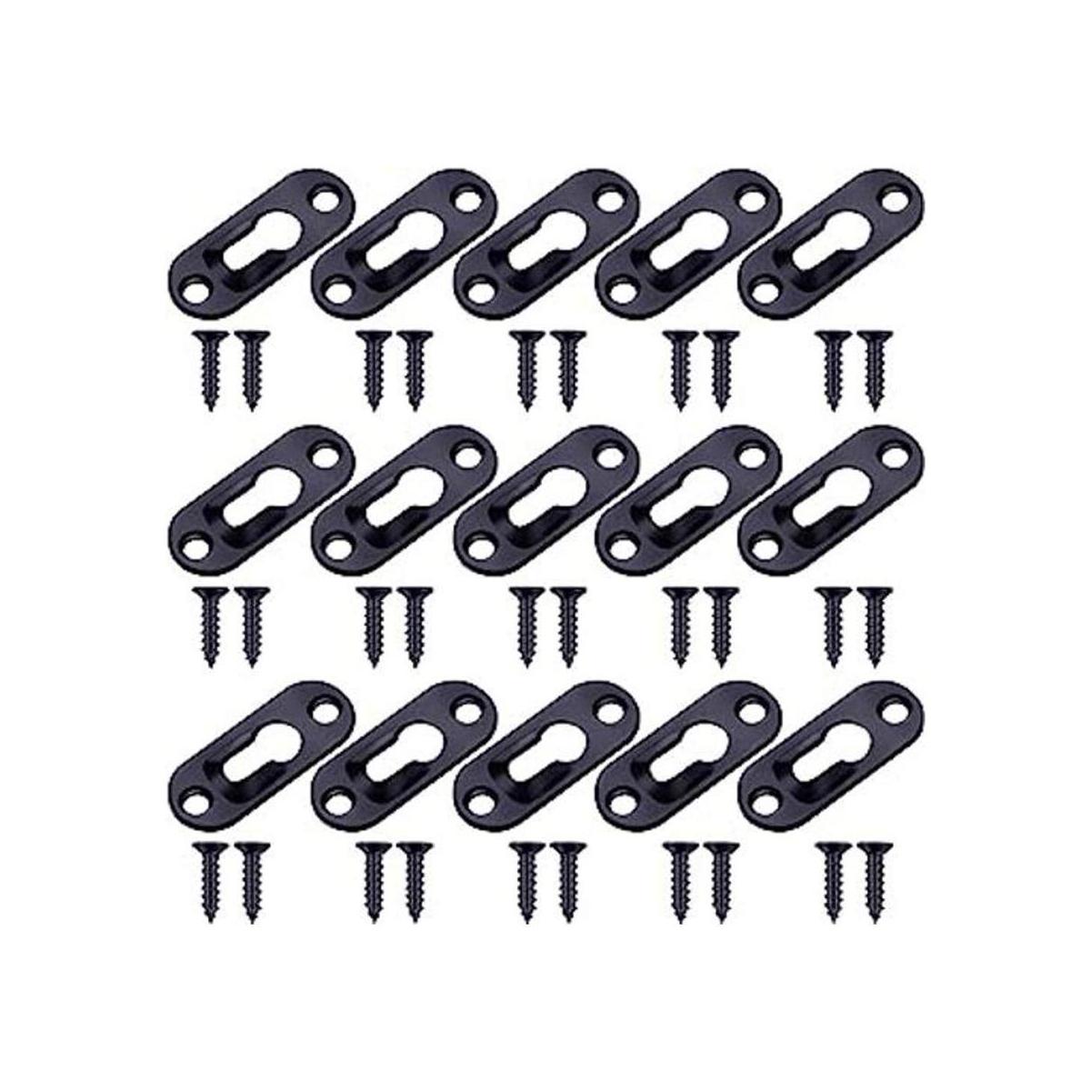 30 piezas de ganchos individuales con 60 tornillos de