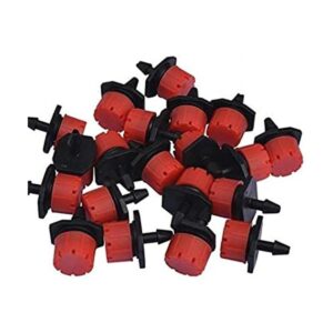 LASSUM 50 piezas de rociadores de riego ajustables de 14