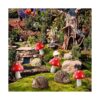 Figuras de animales de jardín al aire libre hada al aire_6