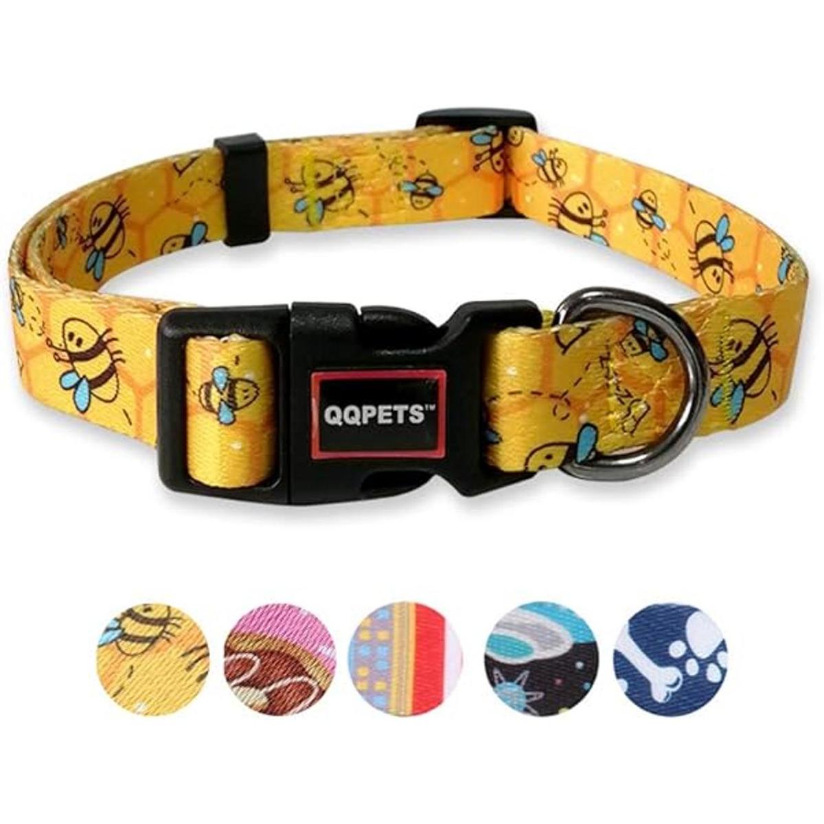 Qqpets Collar para perro personalizado suave cómodo