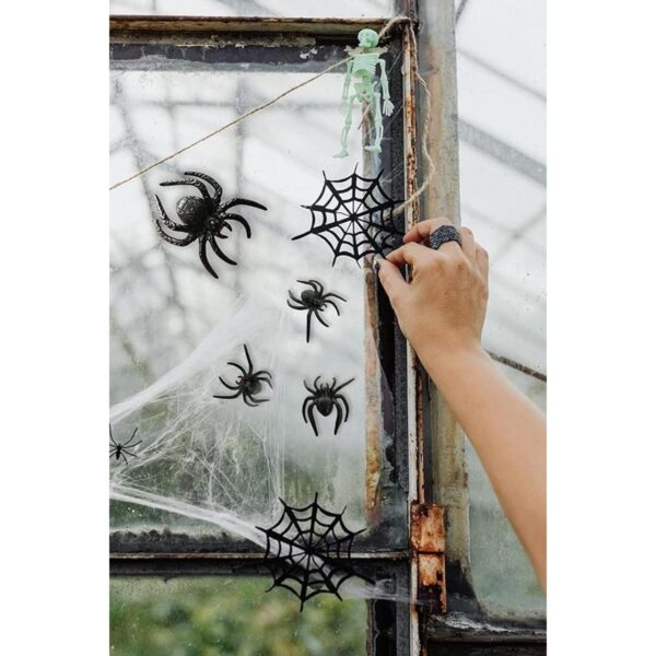 Muzboo Juguetes de araña de plástico realistas accesorios_4