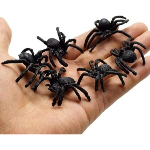 Muzboo Juguetes de araña de plástico realistas accesorios_1