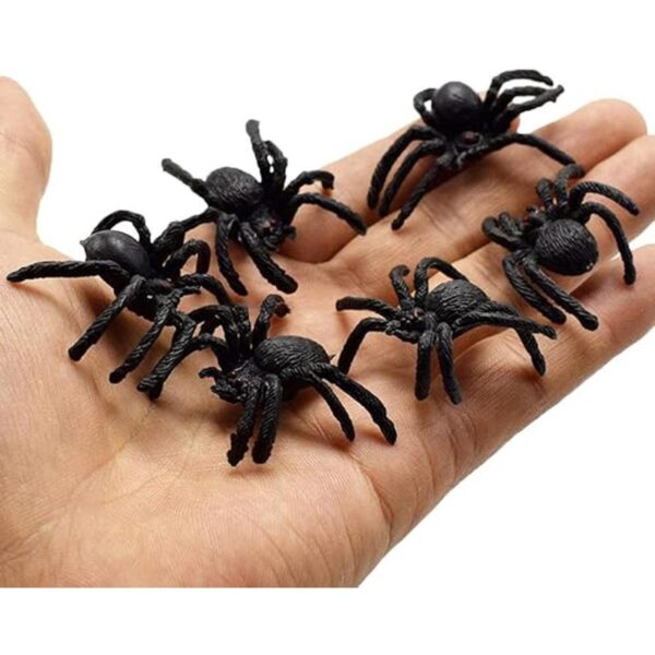 Muzboo Juguetes de araña de plástico realistas accesorios_1