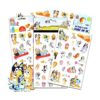 Bluey Games Juego de calcomanías Bluey para niños paquete