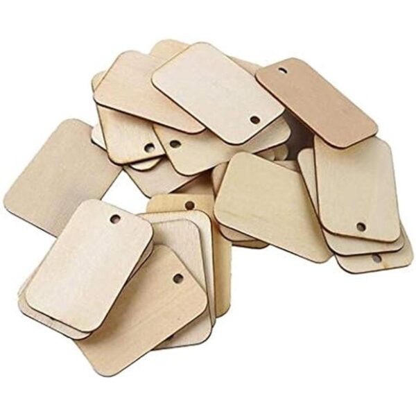 LASSUM 50 piezas de madera rectangular con cuerdas de yute_4