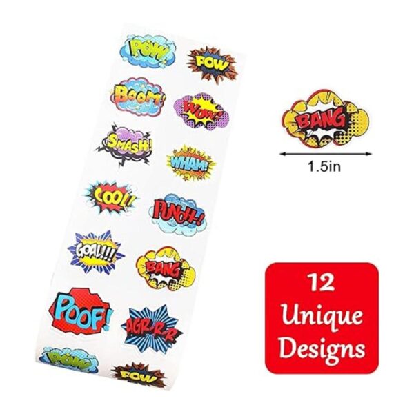 600 pegatinas de héroe con diseño de héroe pegatinas_2