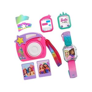 Paquete de cámara y reloj Barbie juego de rol a partir