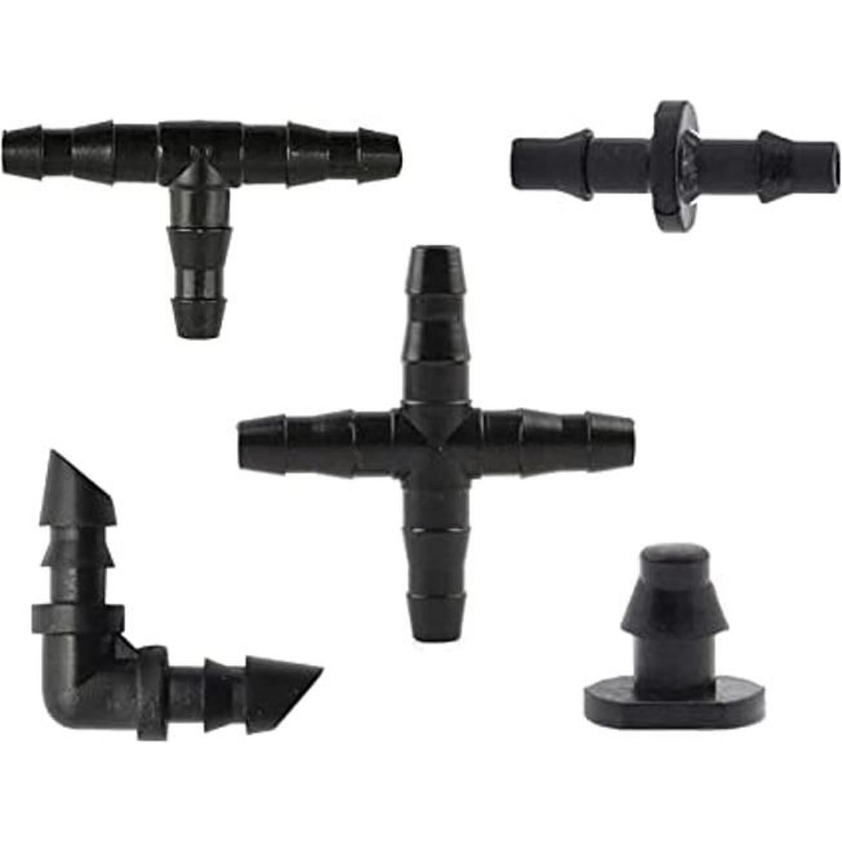 Kalolary Juego de 200 accesorios de riego conectores de