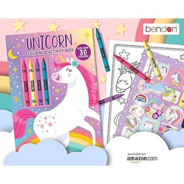 Bendon Inc. Libro de colorear y actividades con ceras y 30_3