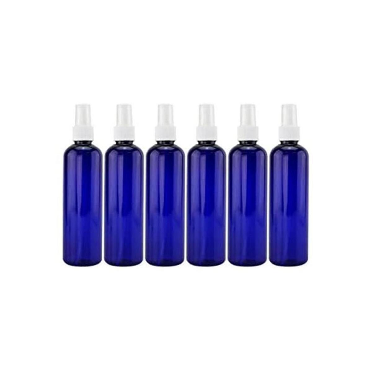 Cornucopia Botellas en aerosol de plástico azul de 8